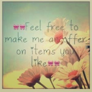 All reasonable offers considered ☺️